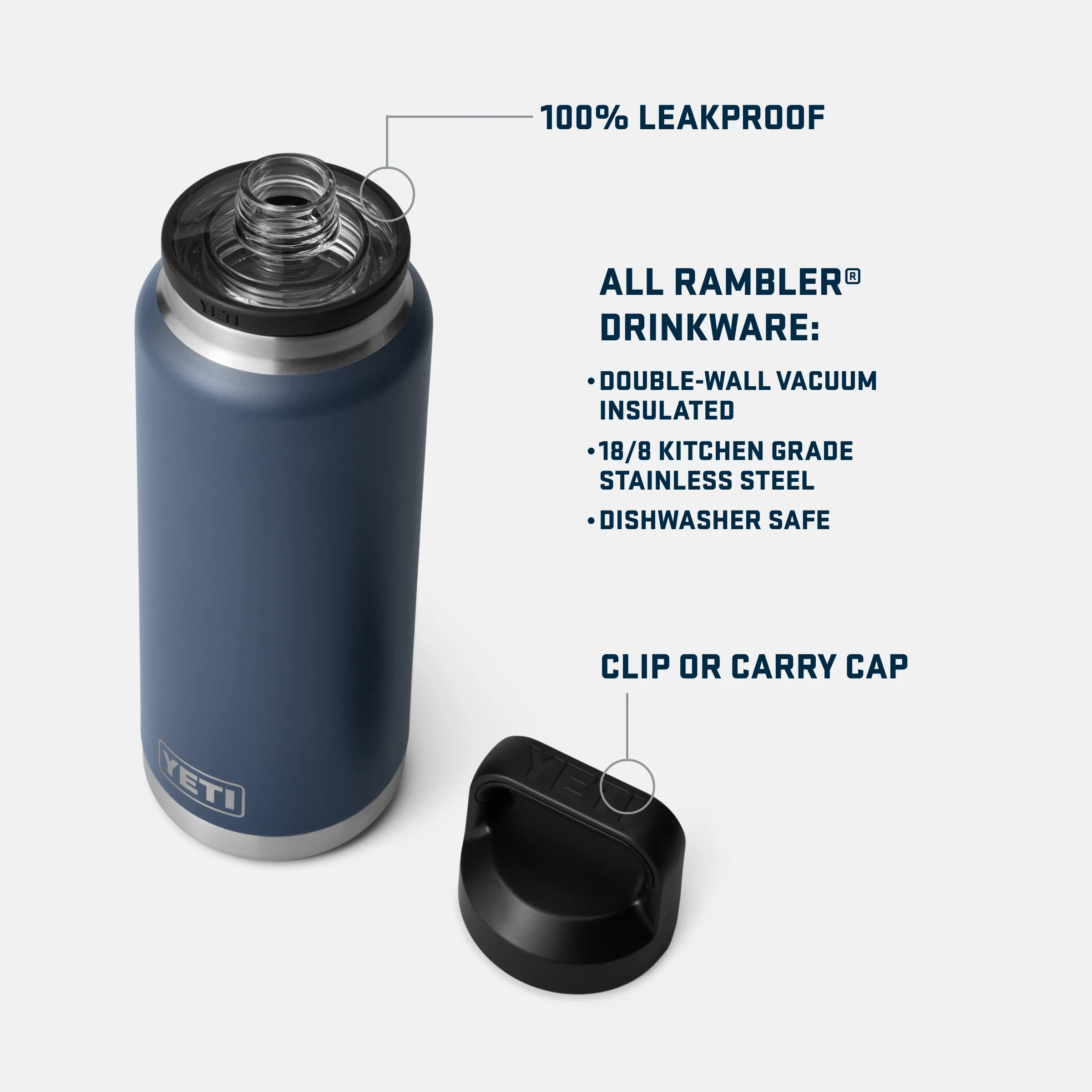 Rambler® 36 oz (1 L) Bottle With Chug Cap - Image 152