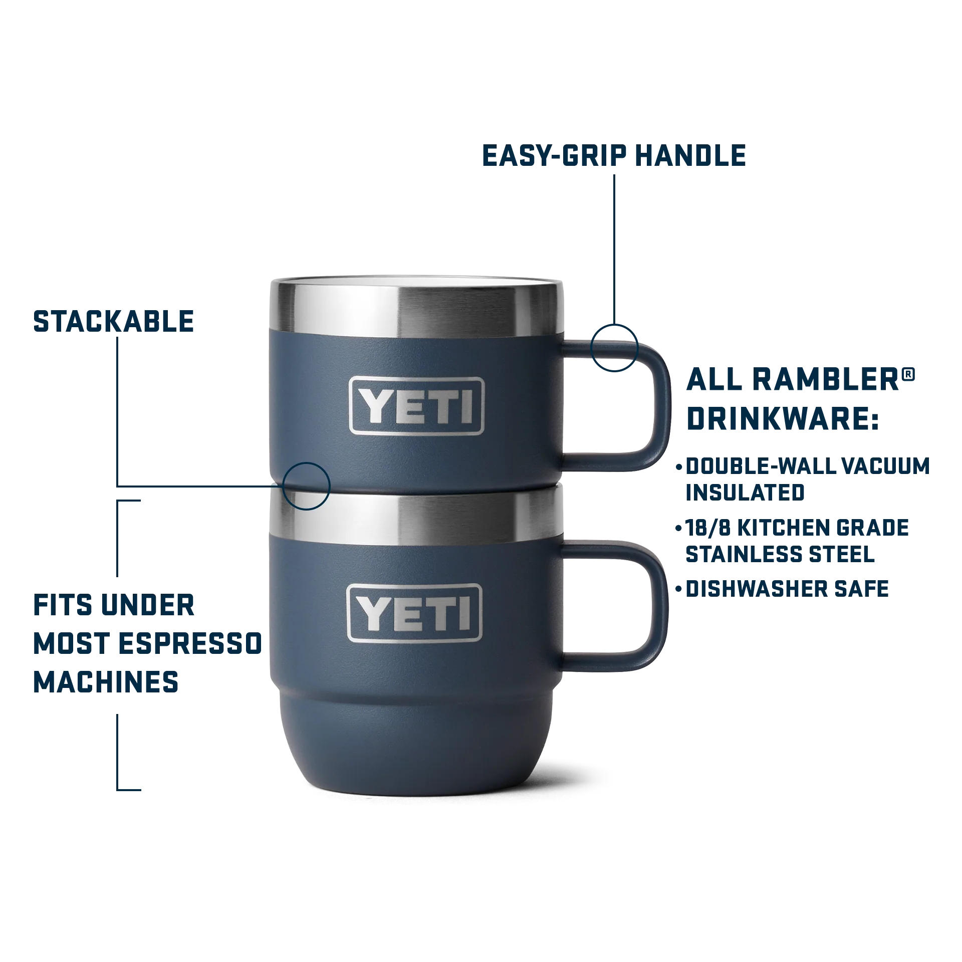 Rambler® 6 oz (177 ml) Stackable Mugs - Image 96