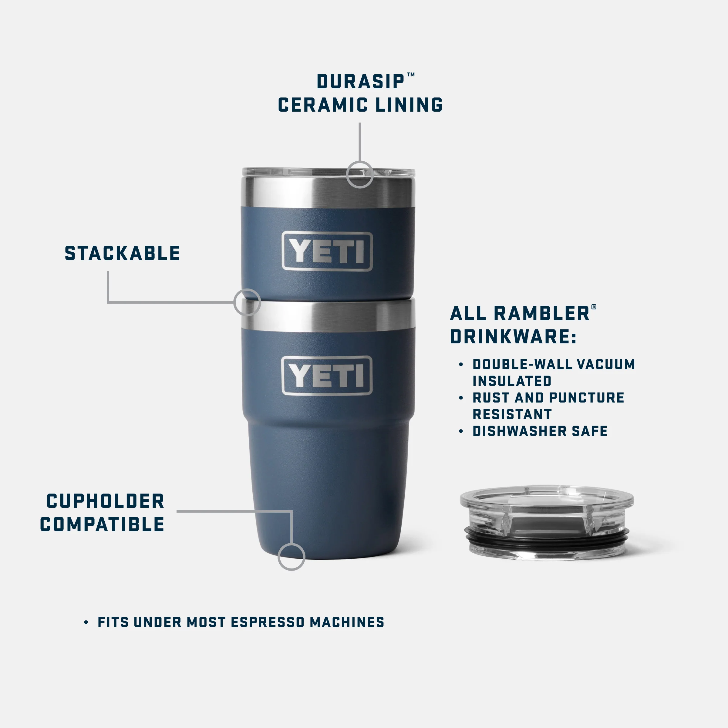 Rambler® 8 oz (236 ml) Stackable Cup - Image 65