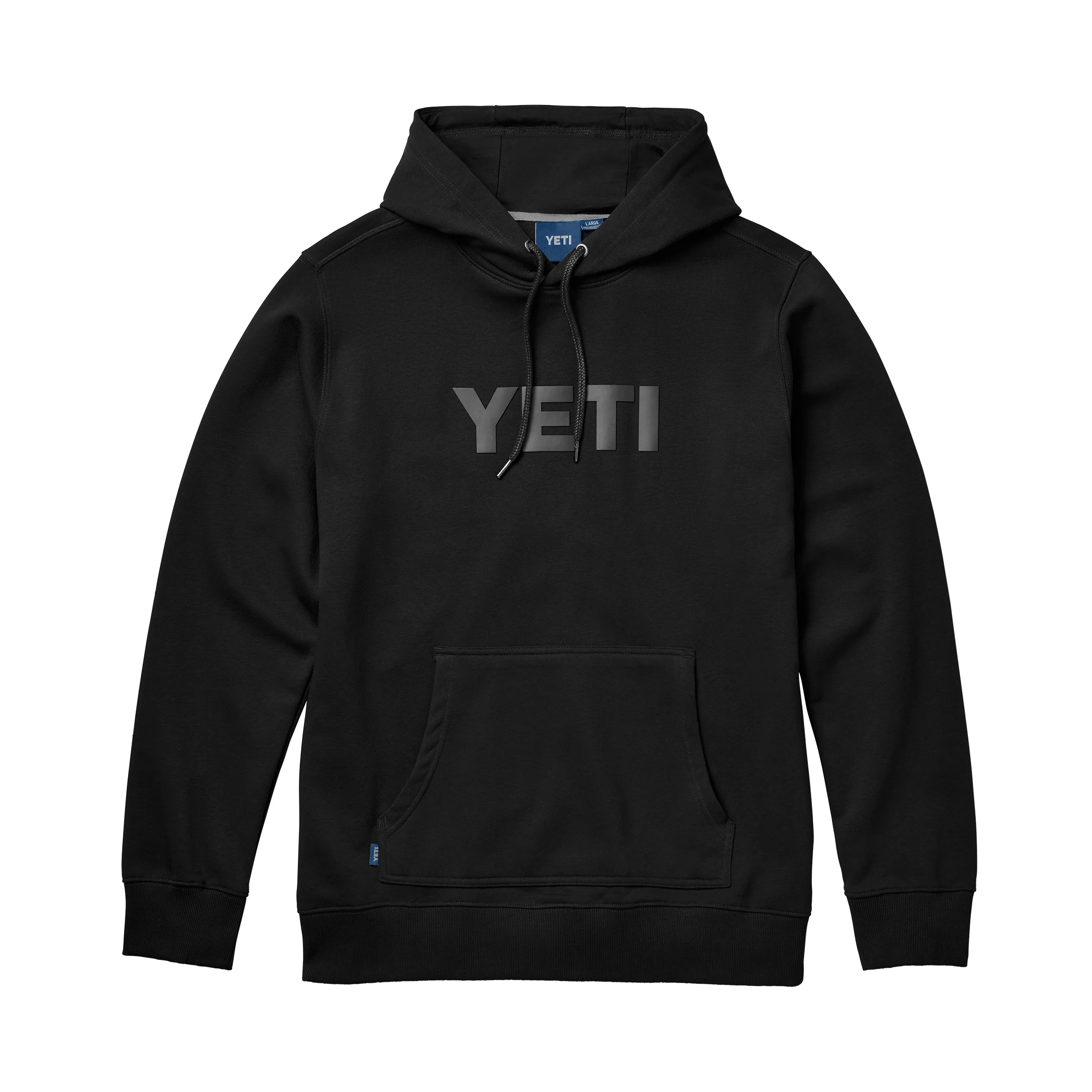 Brushed Fleece Hoodie Black - Image 4