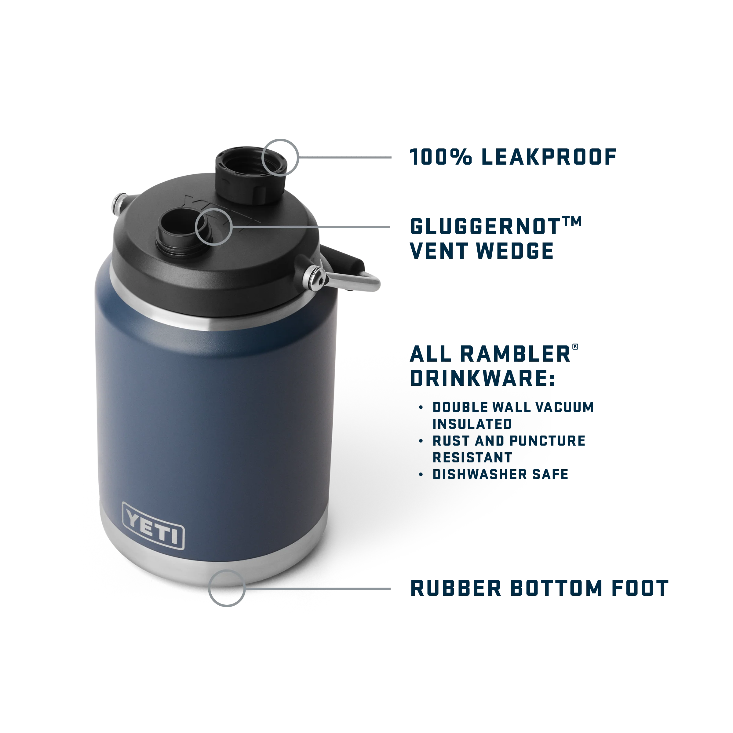 Rambler® 1/2-Gallon (1.9 L) Jug - Image 19