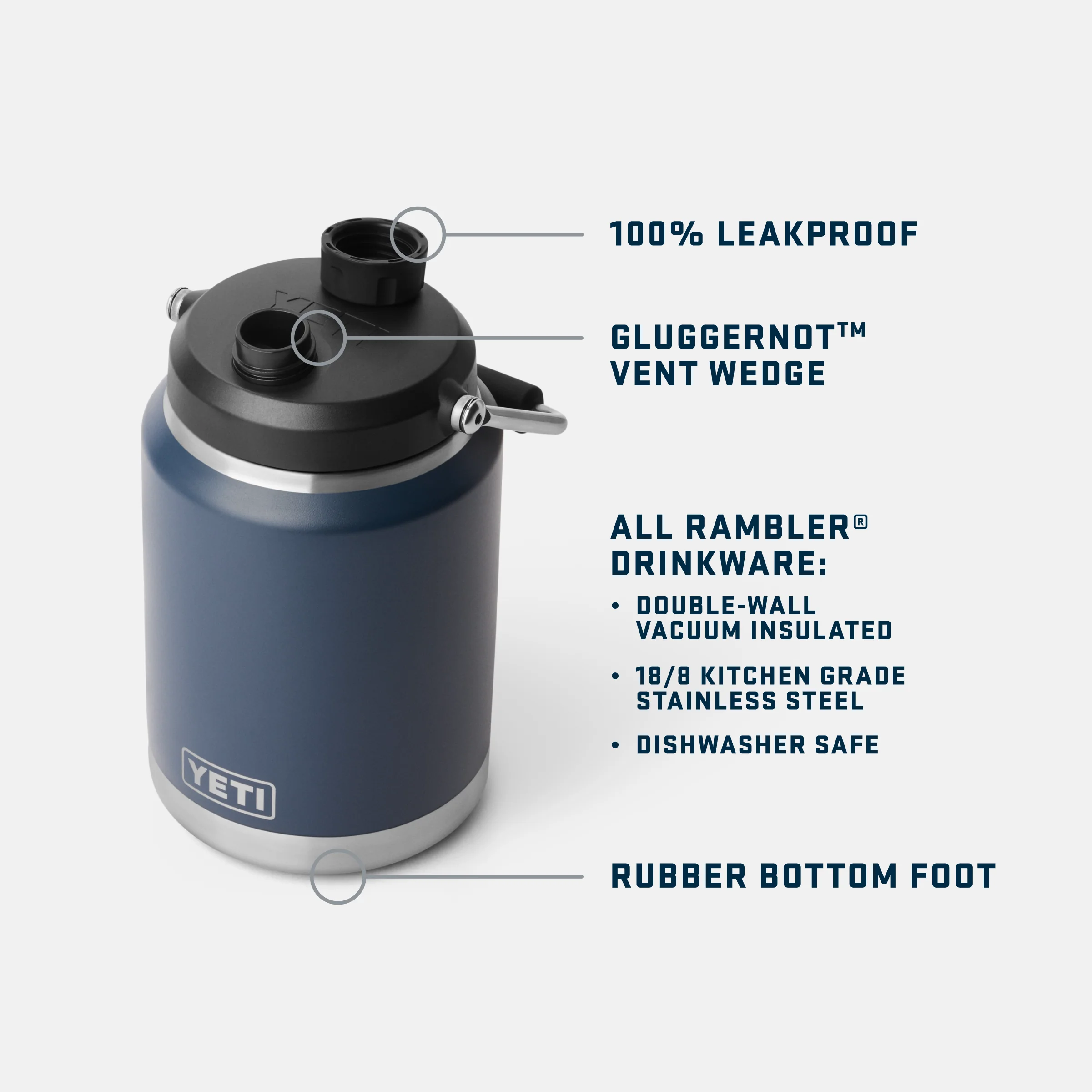Rambler® 1/2-Gallon (1.9 L) Jug - Image 40