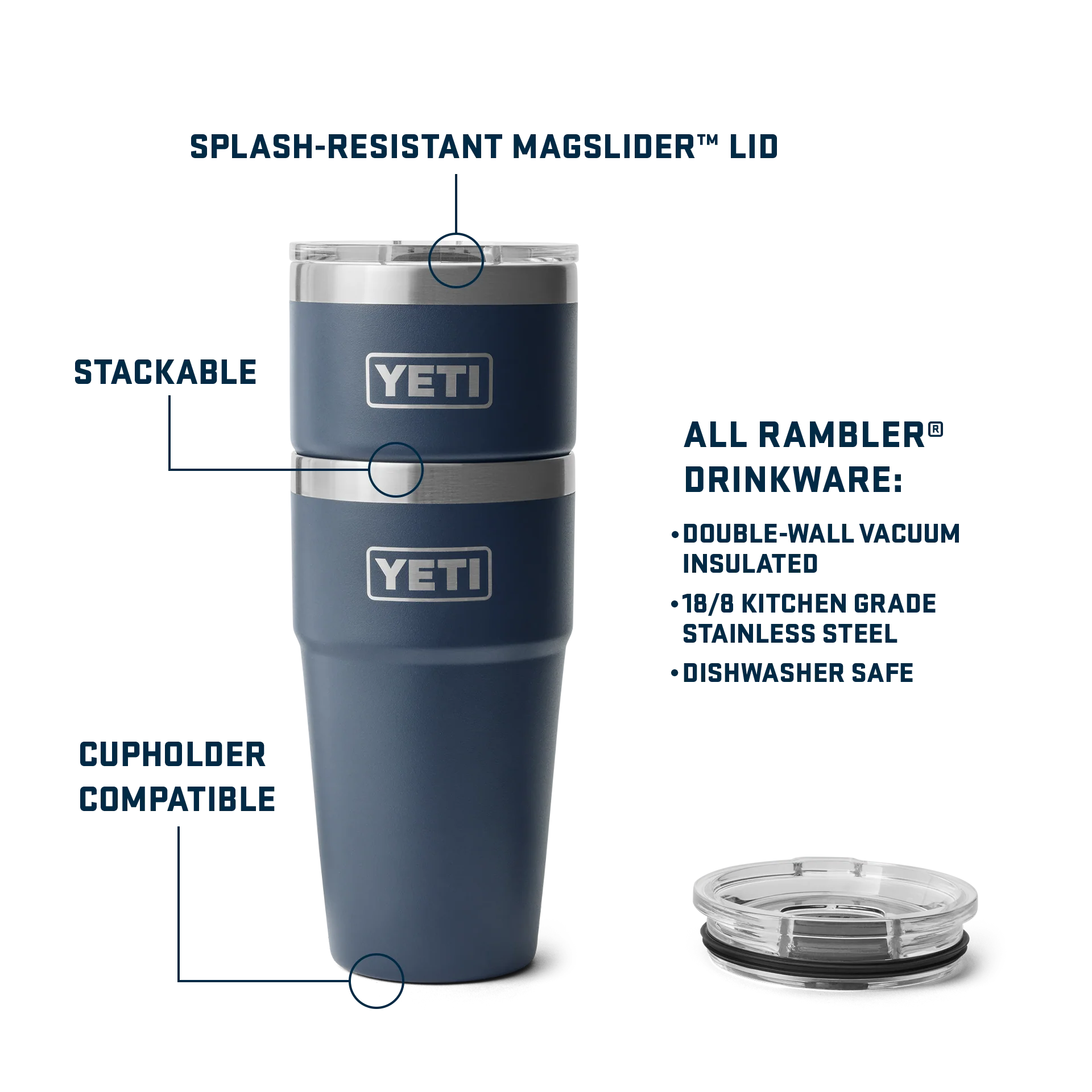 Rambler® 20 oz (591 ml) Stackable Cup - Image 114
