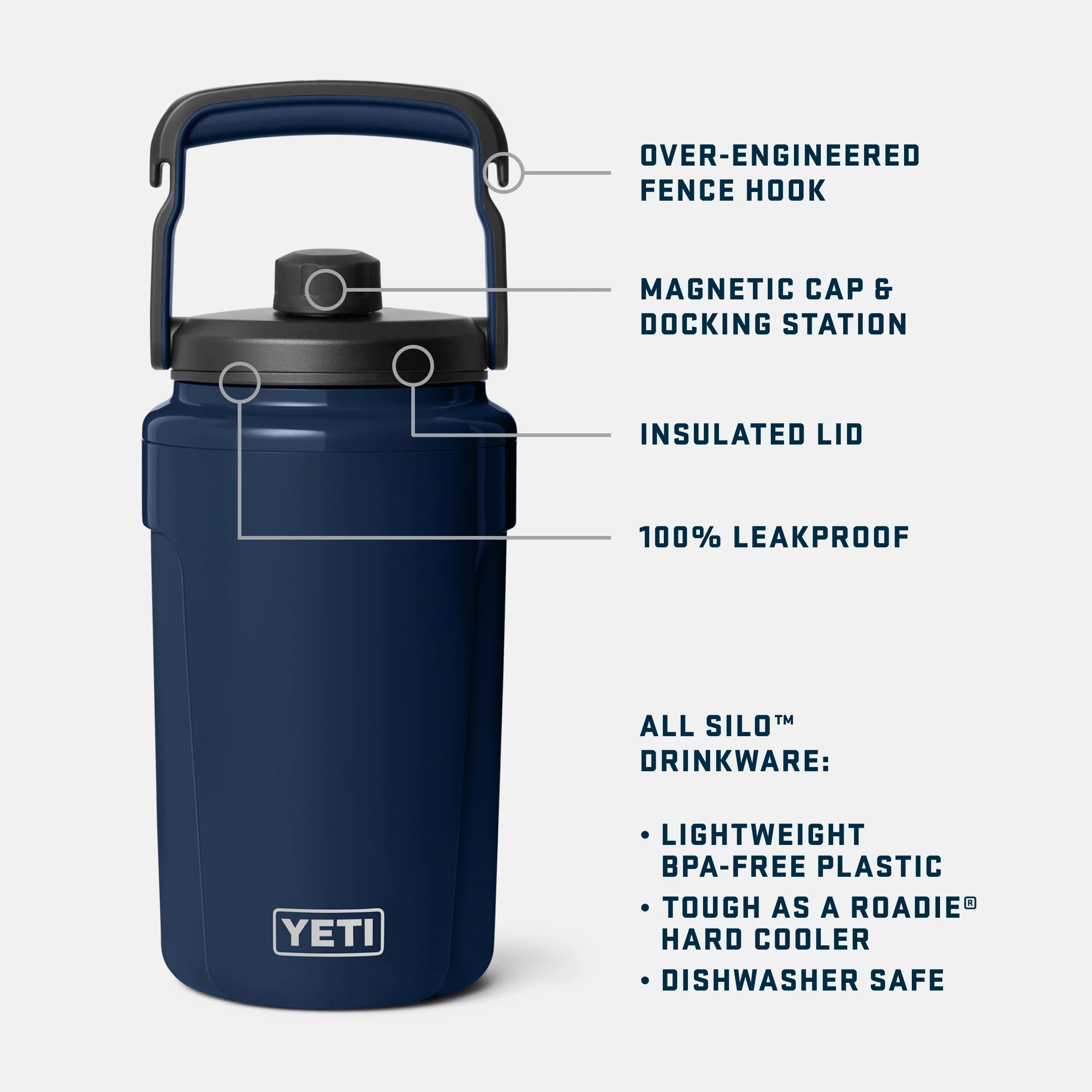 Silo™ Half Gallon (1.9 L) Jug with Chug Cap - Image 34