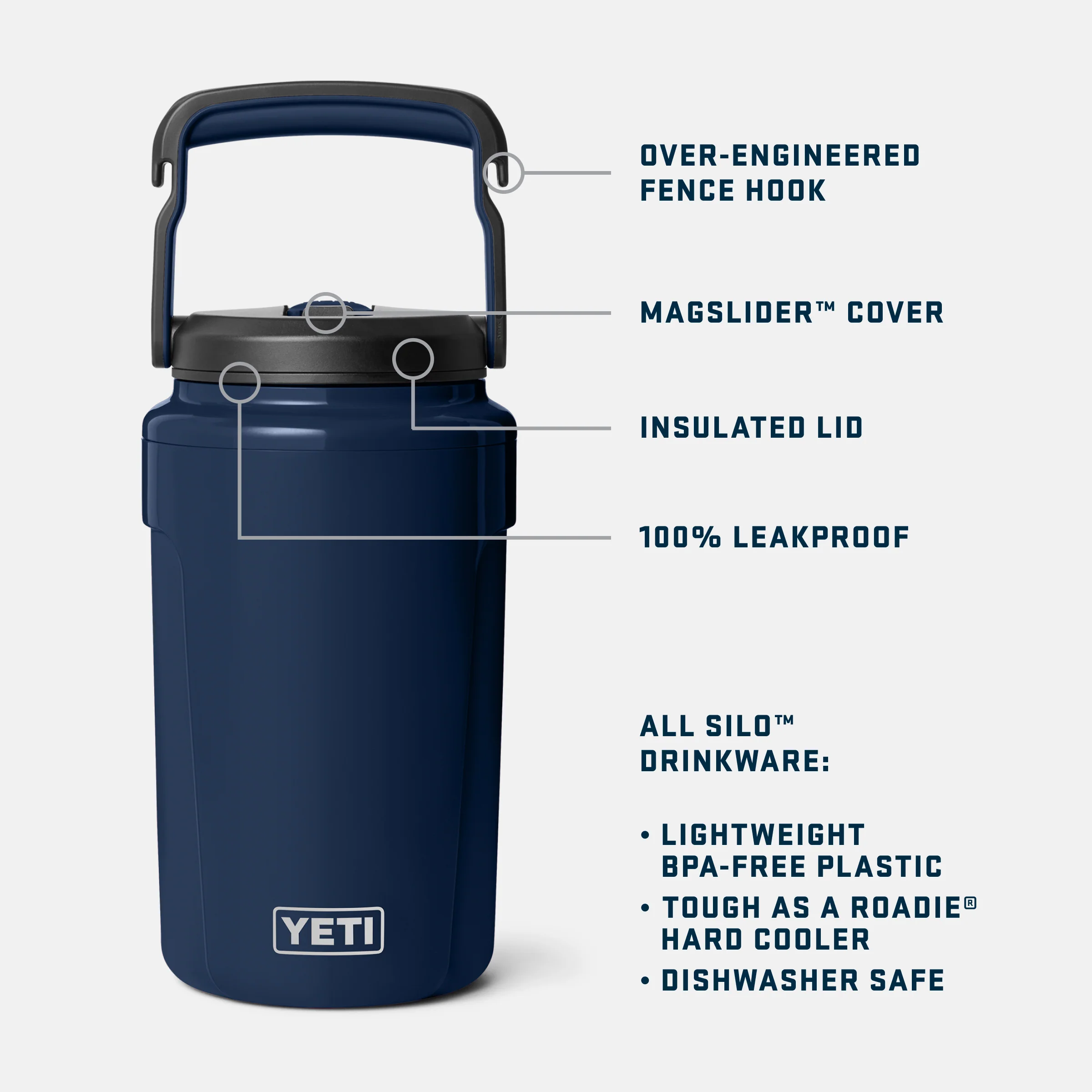Silo™ Half Gallon (1.9 L) Jug with Straw Cap - Image 34